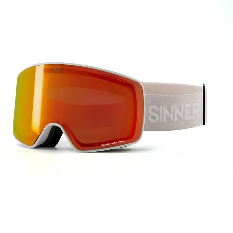 2027 Sinner Snowghost II S Ski Goggles White/Photo Sintrast