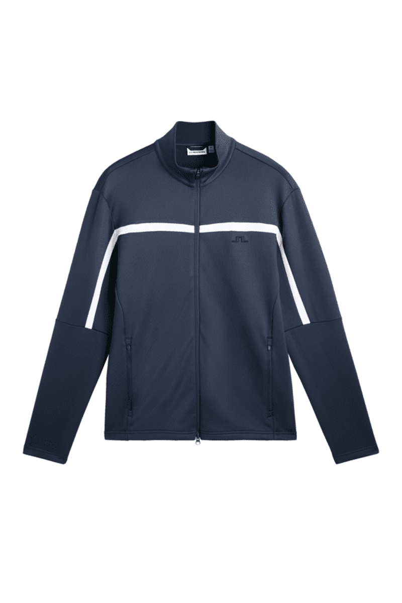 2027 J.Lindeberg Sharpe Full Zip Midlayer Navy