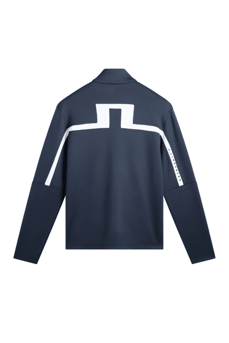 2027 J.Lindeberg Sharpe Full Zip Midlayer Navy-1