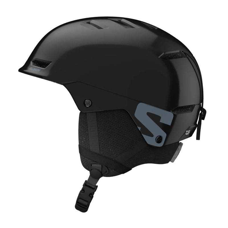 2027 Salomon Husk Jr Ski Helmet Gloss Black