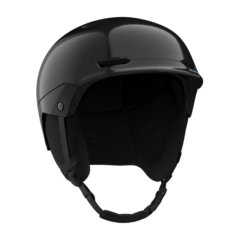 2027 Salomon Husk Jr Ski Helmet Gloss Black-1