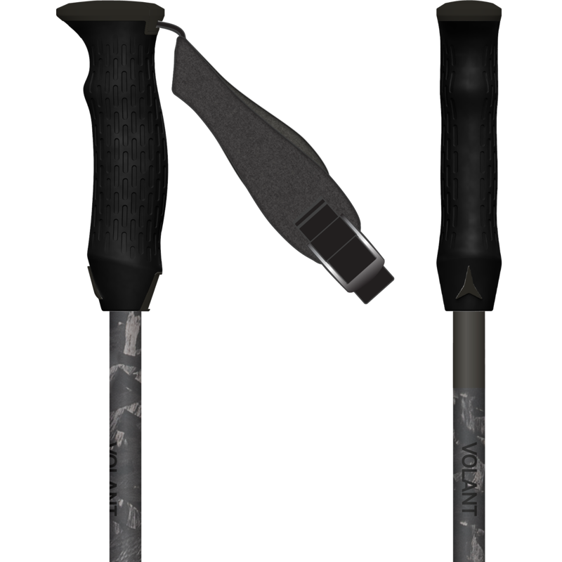 2027 Atomic Volant Ski Poles Black-1