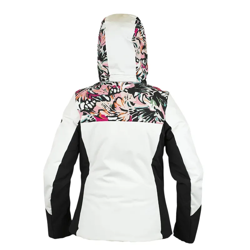 2025 AST Allegra women's ski jacket white/floral-1