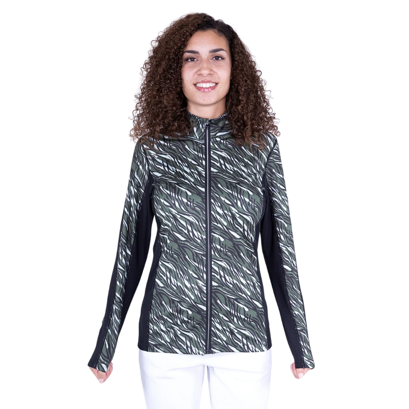 2026 AST Blaire women's midlayer green tiger