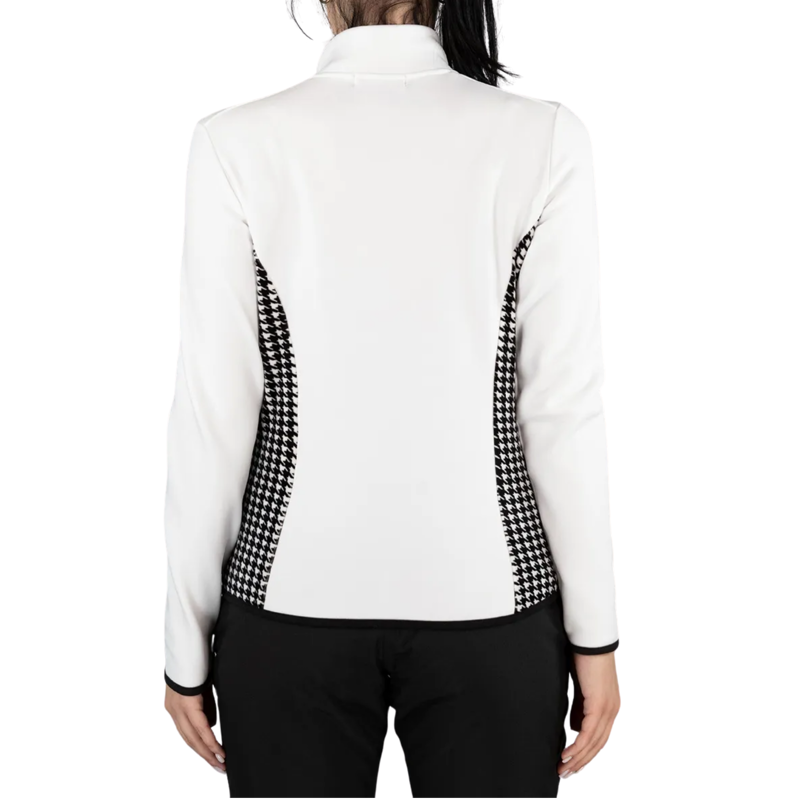 2027 AST Skye Womens Midlayer Top White Dogtooth-1