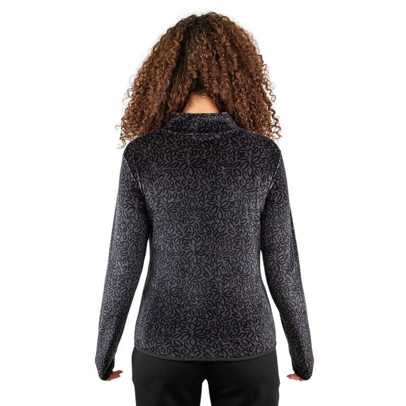 2027 AST Vera Womens Midlayer Top Black Petal-1