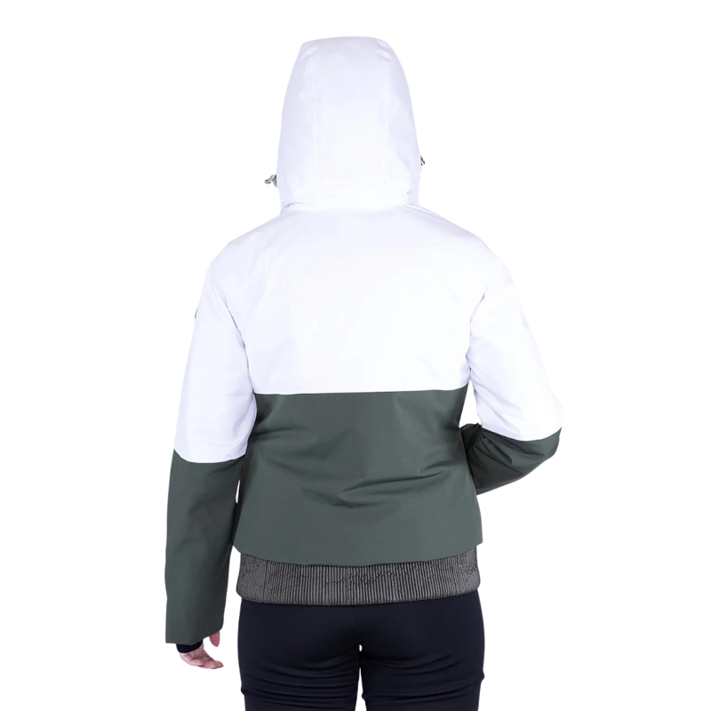 2026 AST Zora women's ski jacket green/white-1