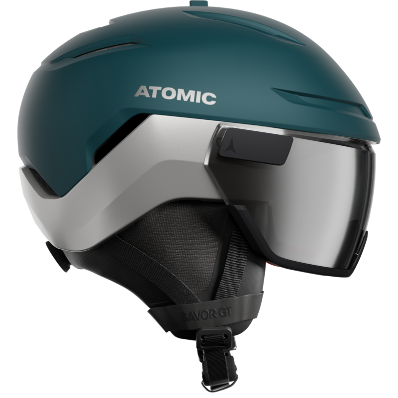 2027 Atomic Savor GT Visor HD Ski Helmet Slate Silver