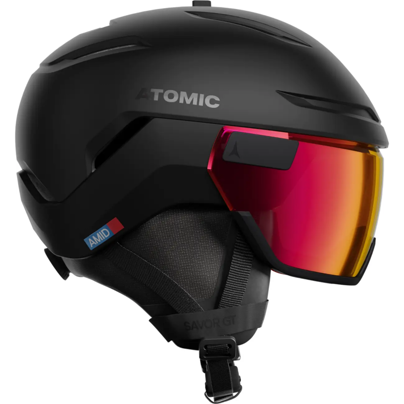2027 Atomic Savor GT AMID Visor Photo Ski Helmet  Black