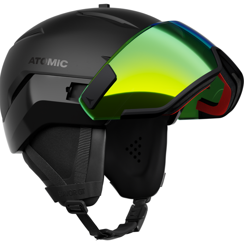 2027 Atomic Savor GT Visor HD Ski Helmet Black-1