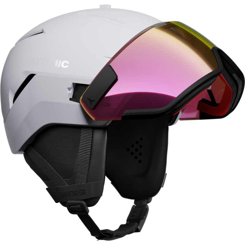 2027 Atomic Savor GT Visor HD Ski Helmet White-1