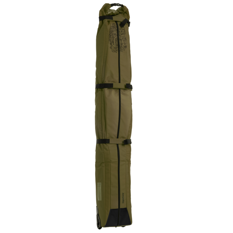 2027 Atomic Double Ski Wheelie Ski Bag Green