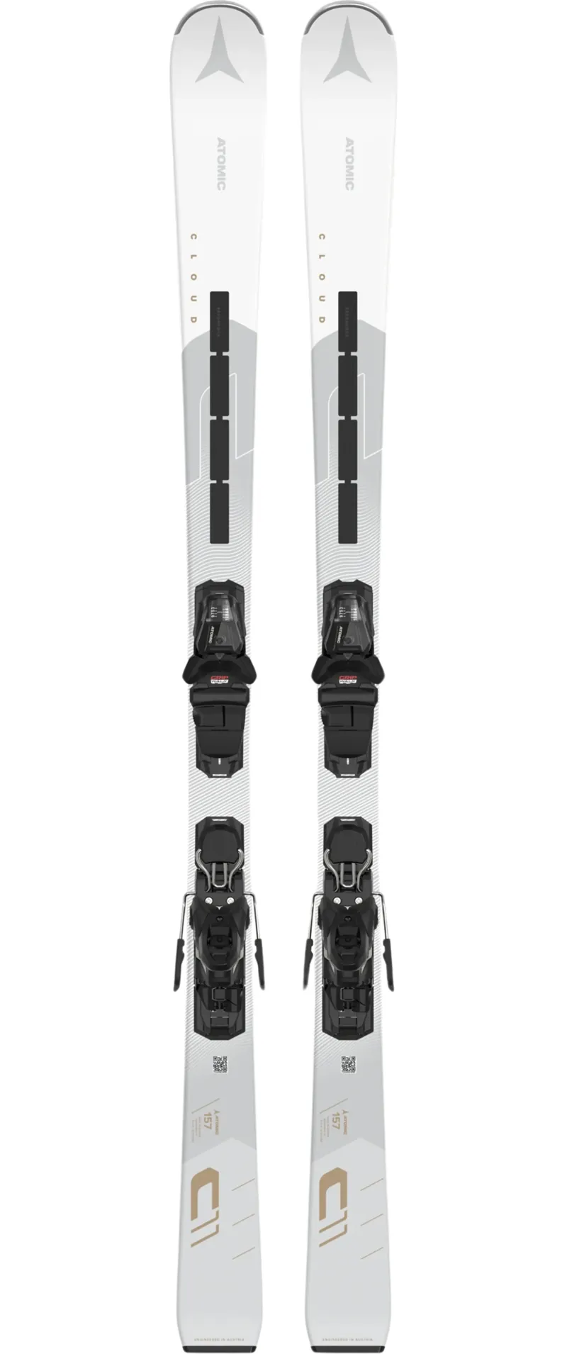 2025 Atomic Cloud C11 Revoshock light women's skis + M10 GW bindings