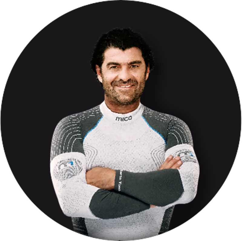 Mico 7000 Alberto Tomba Thermal Shirt Silver-2