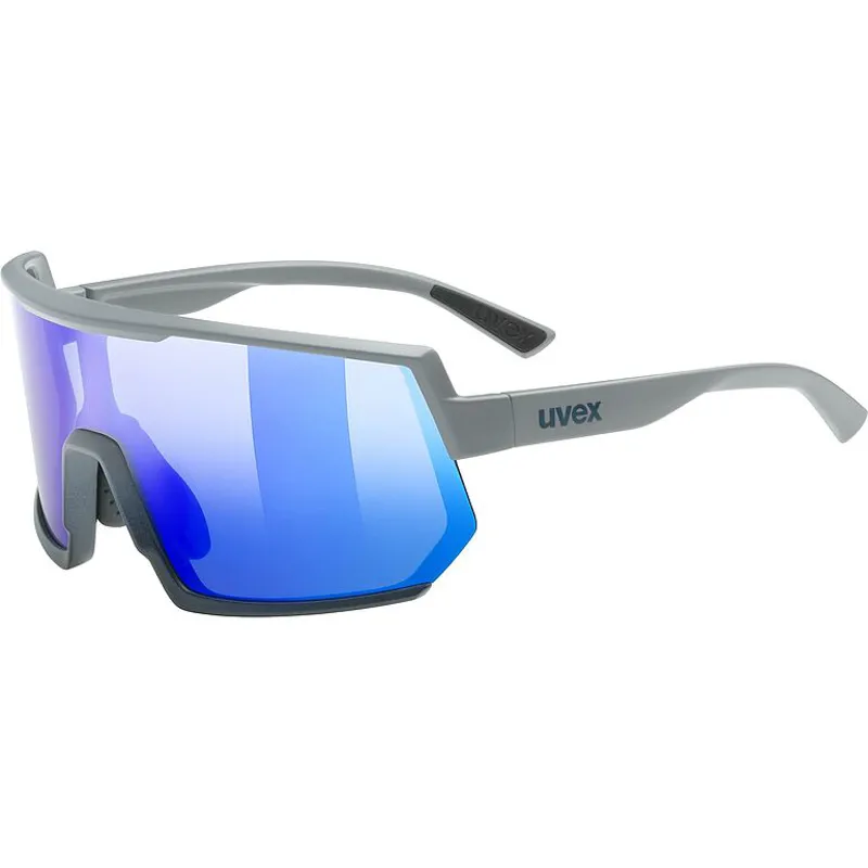 2026 Uvex 235 sunglasses rhino/blue lens