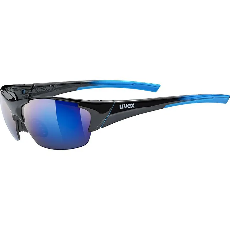 2026 Uvex Blaze III sunglasses black/blue lens
