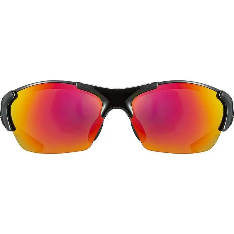 2026 Uvex Blaze III sunglasses black/red lens-1