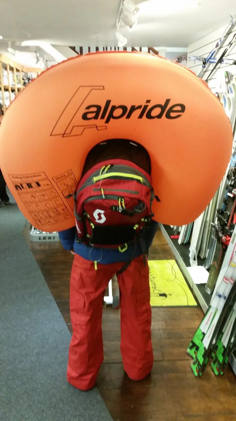 Scott AirFree Alpride 30 Avalanche Airbag System Red/Grey-3
