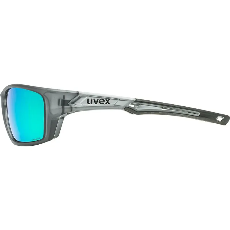 2026 Uvex 232 polarised sunglasses smoke/green lens-2