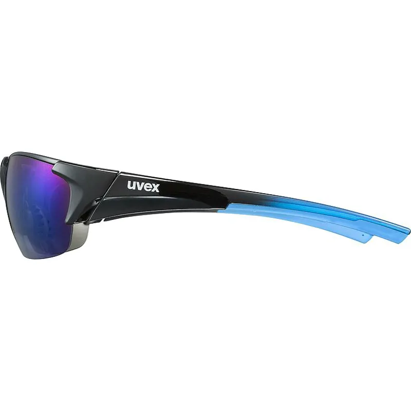 2026 Uvex Blaze III sunglasses black/blue lens-2