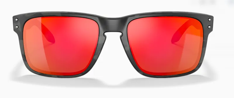 2023 Oakley Holbrook Black Camo/Prizm Ruby Sunglasses-2