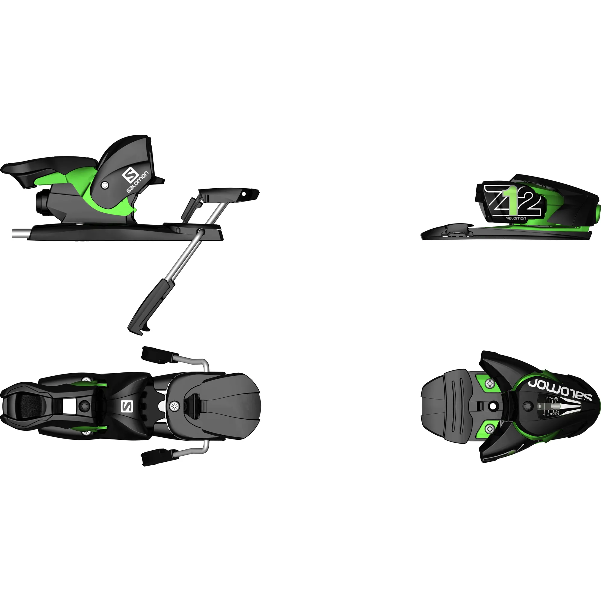 salomon 2015 z12 ski bindings Sz 90mm White/Black Ultra Pickleball Used 2015 Salomon Q98 Skis