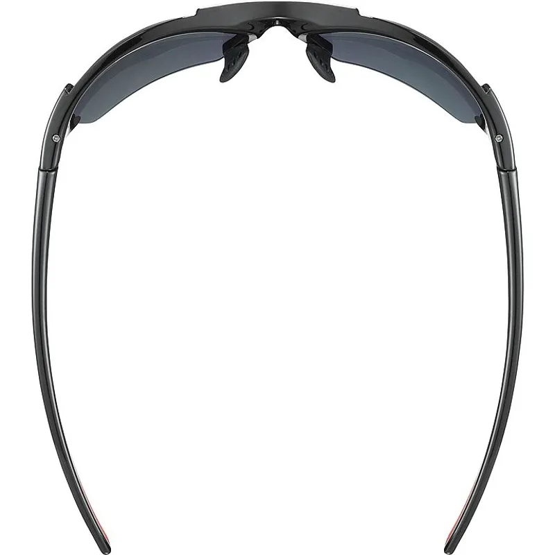 2026 Uvex Blaze III sunglasses black/red lens-3