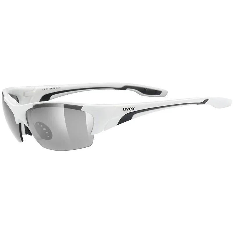 Uvex Blaze III Changeable Lens Sunglasses 2020 White Black/Silver lens