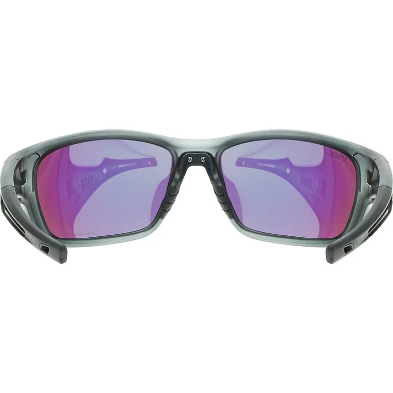 2026 Uvex 232 polarised sunglasses smoke/green lens-4