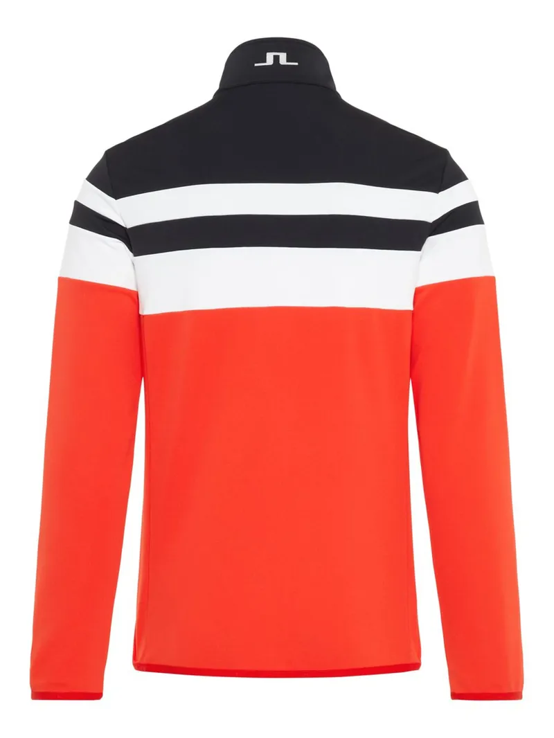 J.Lindeberg Moffit Mens Midlayer 2020 Red-1