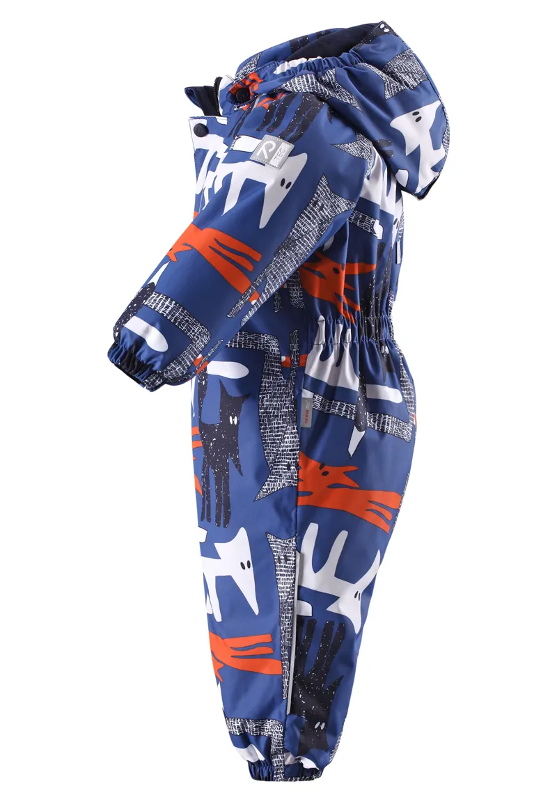 Reima Fox Baby Toddler One Piece Snow Suit Denim Blue-1