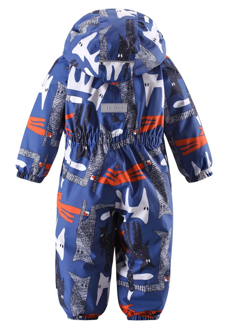 Reima Fox Baby Toddler One Piece Snow Suit Denim Blue-2