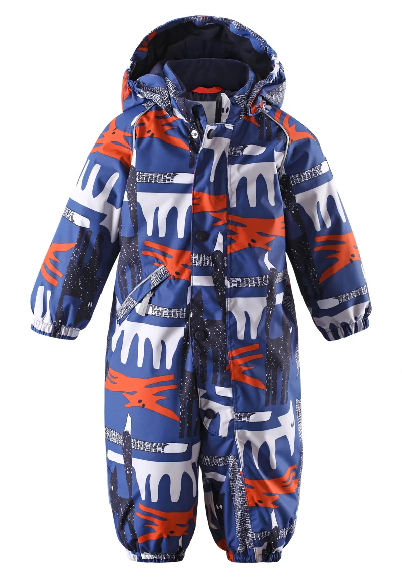 Reima Fox Baby Toddler One Piece Snow Suit Denim Blue