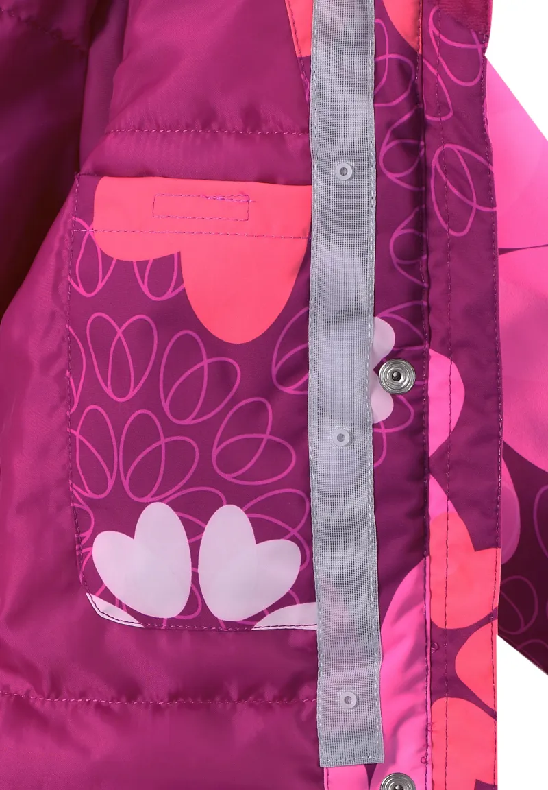 Reima Scenic Girls Snow Ski Jacket Berry Pink-5