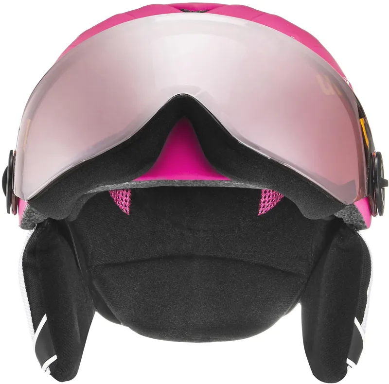 Uvex Junior Visor Pro Kids Ski Helmet 2019 Pink Mat-2