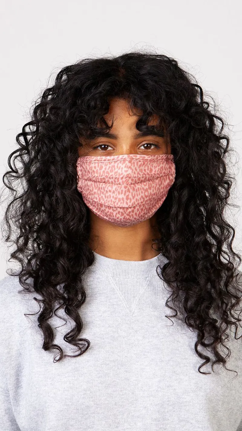 2021 Barts Protection Mask 2 Pack Face Mask Pink-1