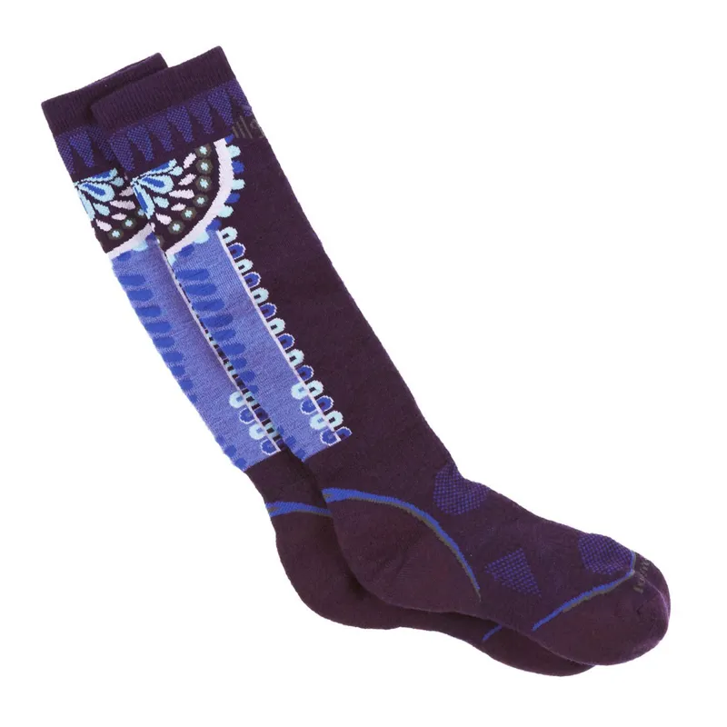 Smartwool PHD Medium Cushion Merino Wool Ladies Ski Socks Purple