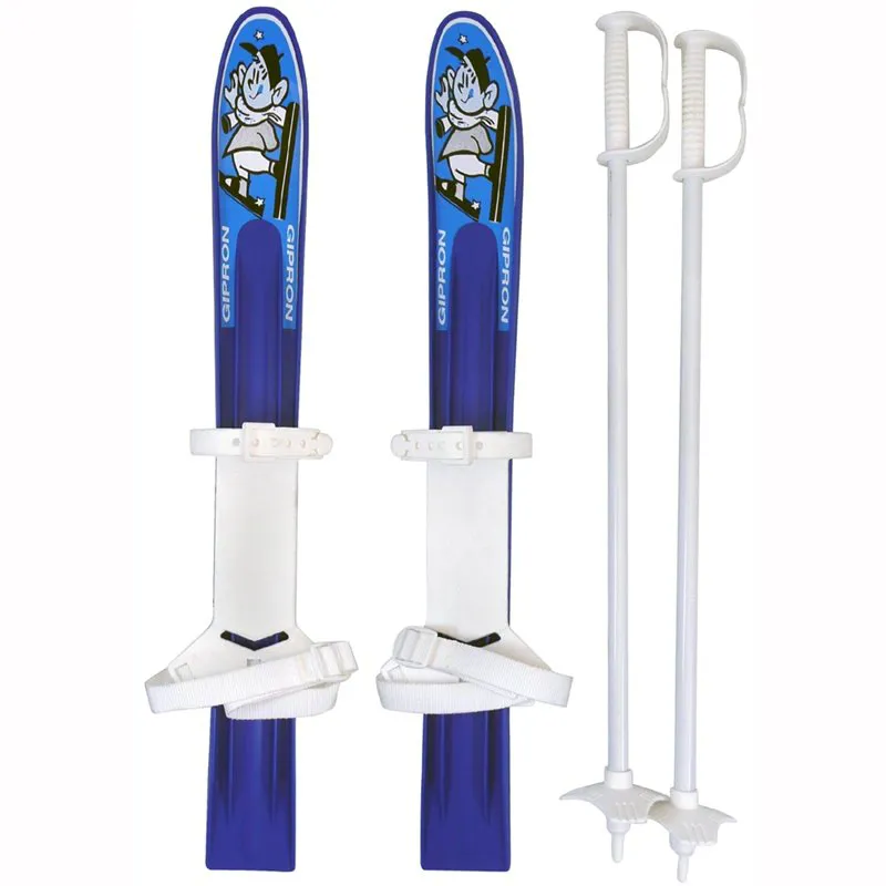Toy Plastic Kids Skis Blue 70cm