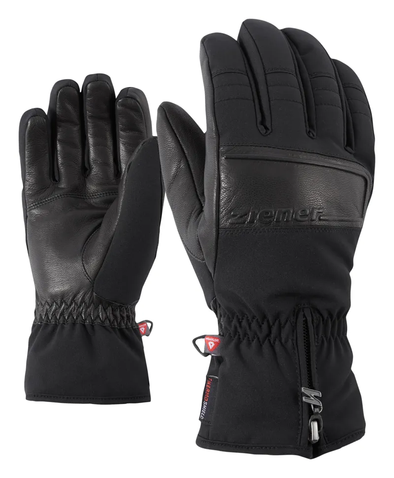 Ziener Goloso PR Mens Ski Gloves Black