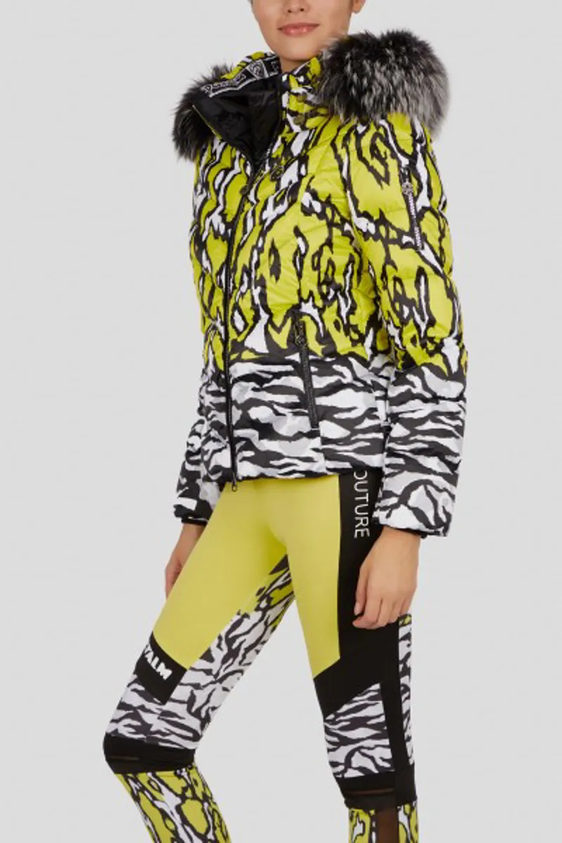 Sportalm Top Druck Ladies Ski Jacket 2020 Yellow-4