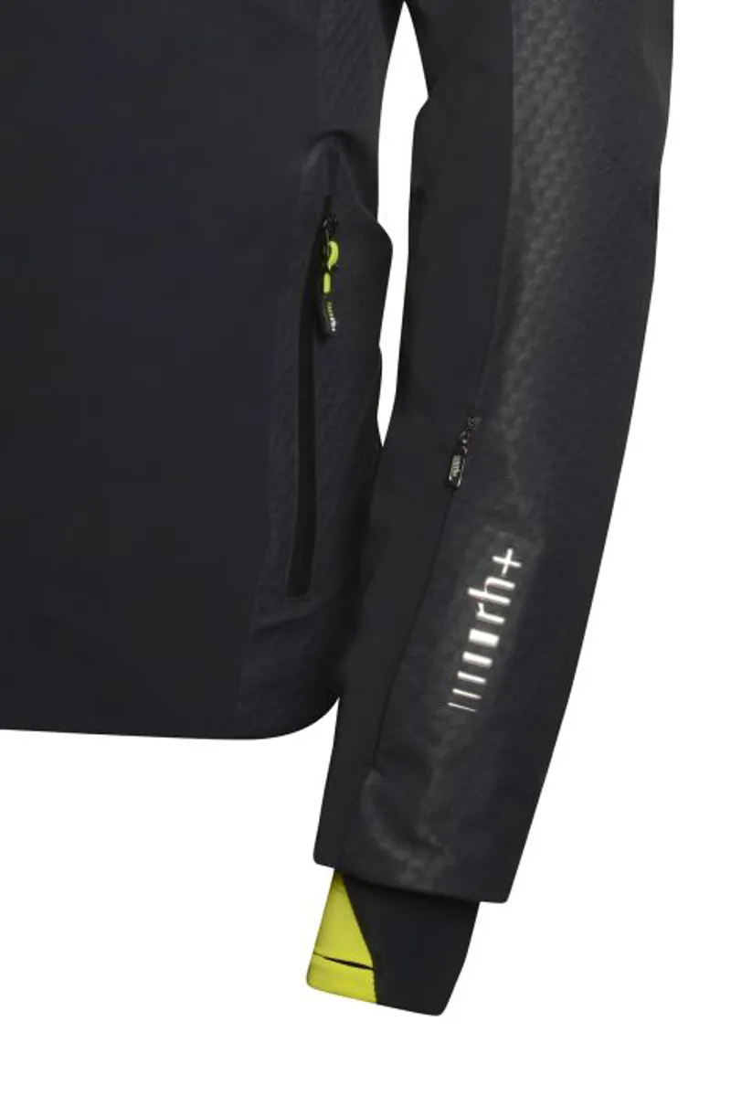 2021 RH+ Zero Mens Ski Jacket Black/Acid-4