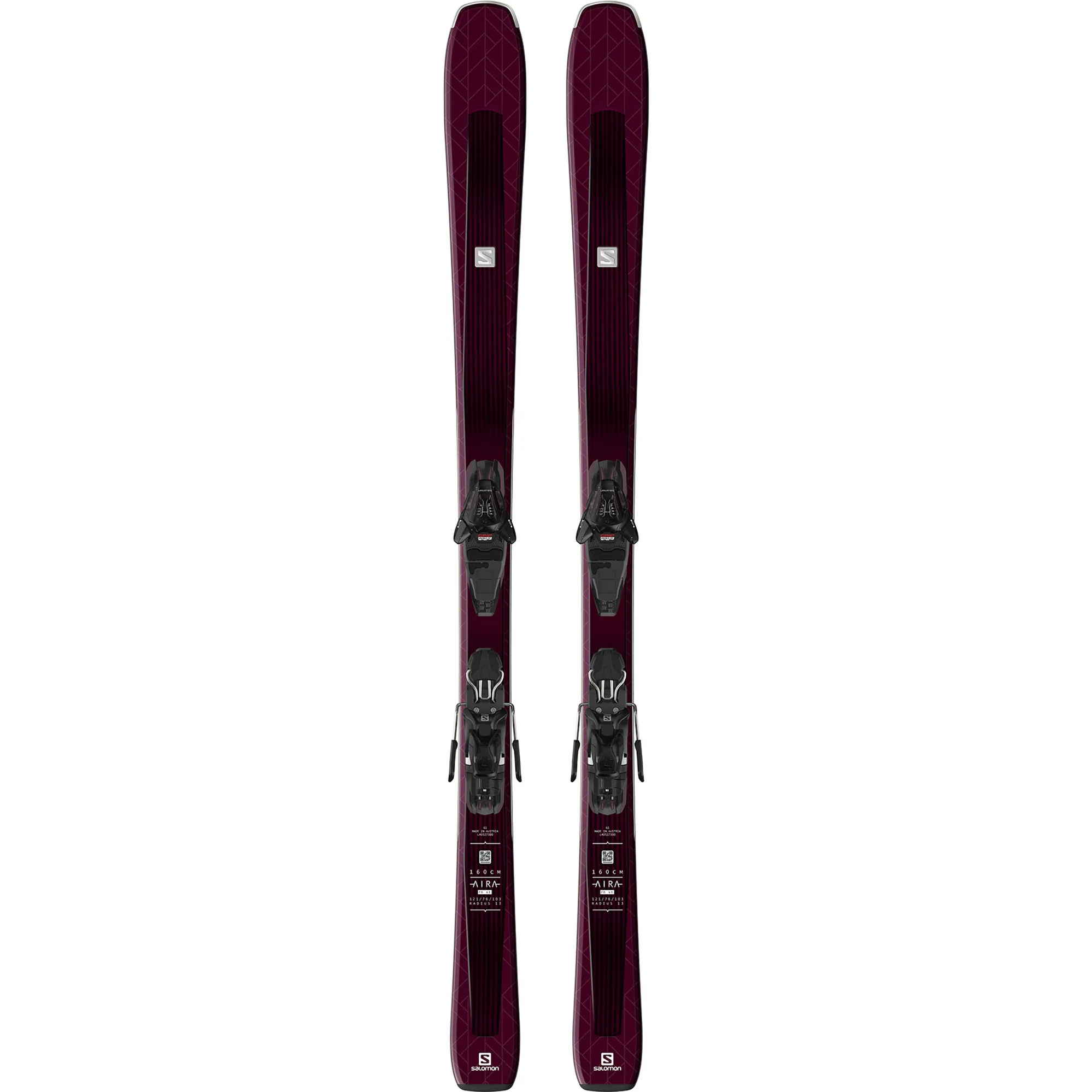 salomon aira 76 st skis their wood core gives them just the right amount of rigidity for added stability while being permissive on the first turns Salomon 2020 Women's E AIRA