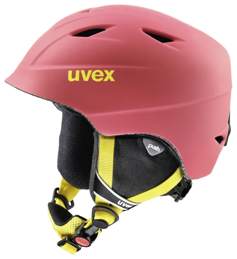 Uvex Airwing 2 Pro Boys Ski Helmet Chili red