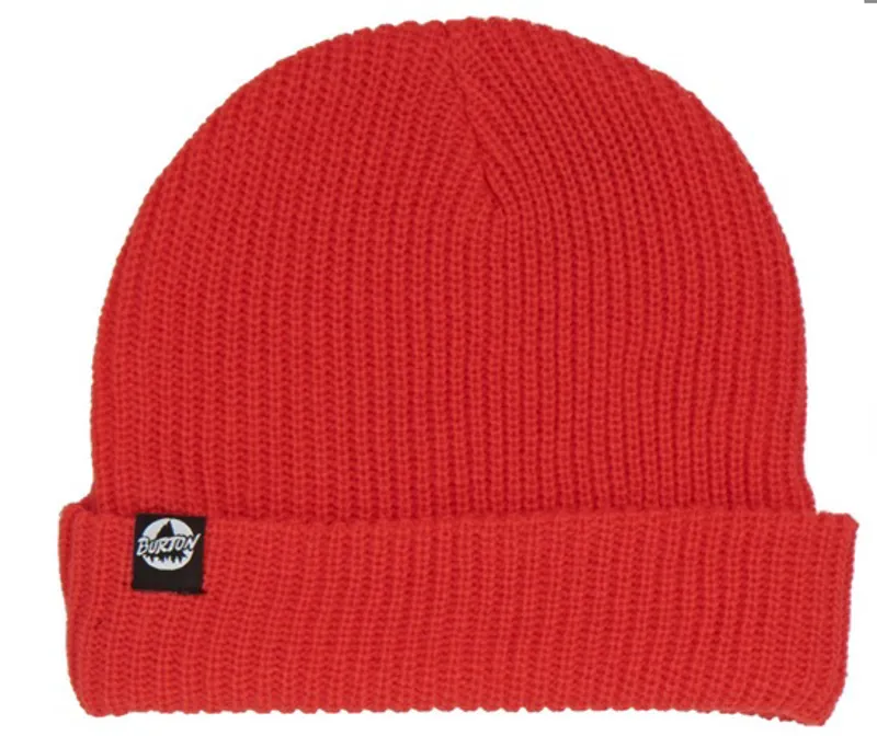 Burton All Day Long Mens Beanie Hat Code Red-1