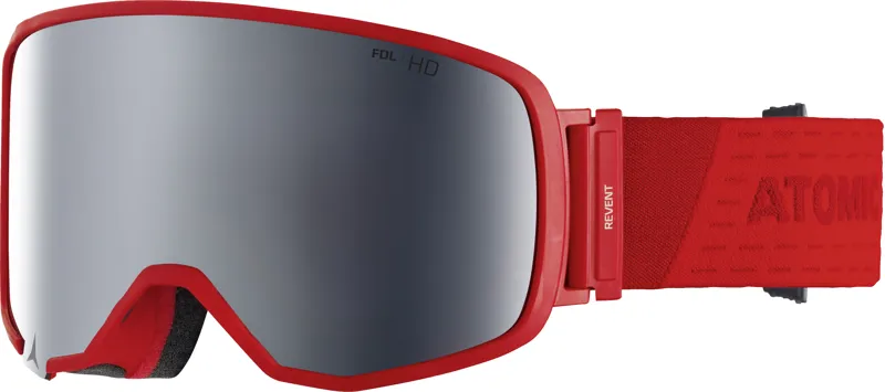 Atomic Revent L FDL HD Mens Ski Goggles Red