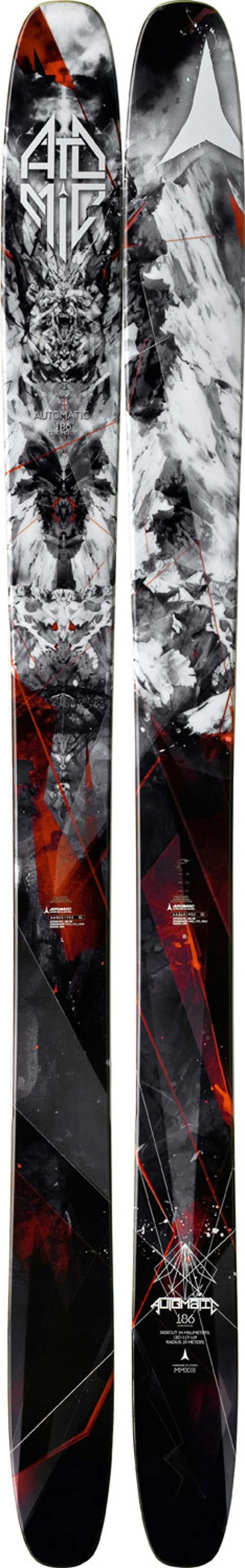 Atomic Automatic Ex demo Skis Plus Tracker 16 Bindings