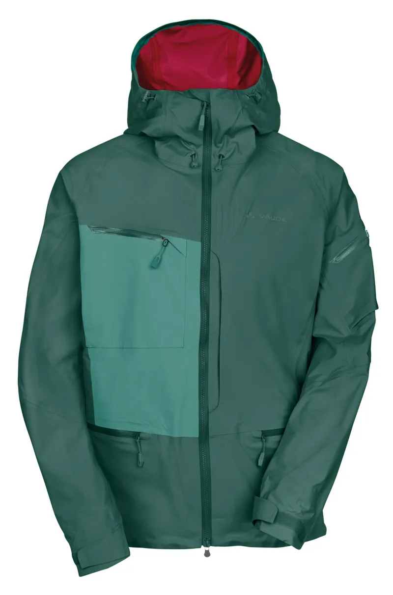 Vaude Boe Mens Shell Ski Jacket Seaweed
