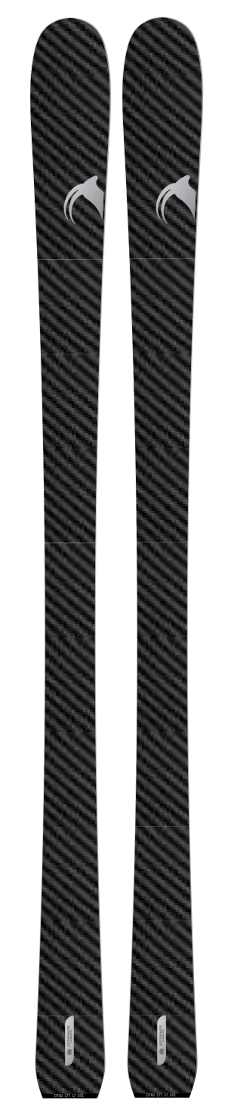 Differences DA82 Karbon Mens All Mountain Skis with K12CTIPro Binding