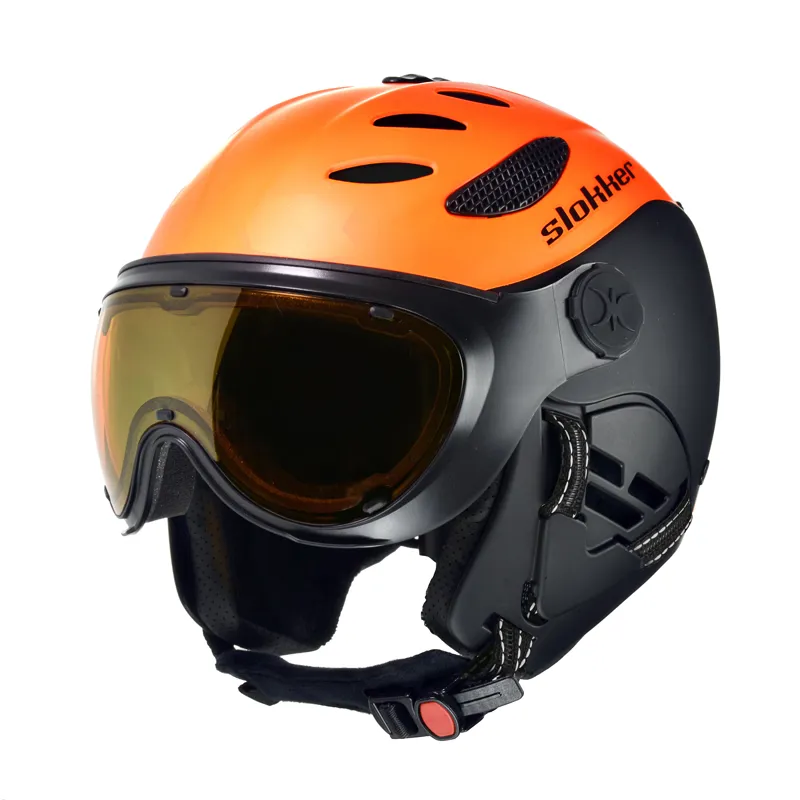 Slokker Balo Visor Ski Helmet 2019 Black / Orange