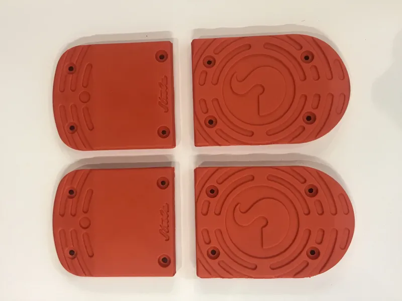 Hannes Strolz Ski Boots Replacement Heels and Toes Orange